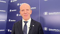 El director de la filial italiana de GlobalWafers, Marco Sciamanna (Foto: CNA)