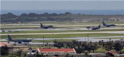 Base Aérea Militar Andersen de EEUU en Guam (Foto: Reuters)