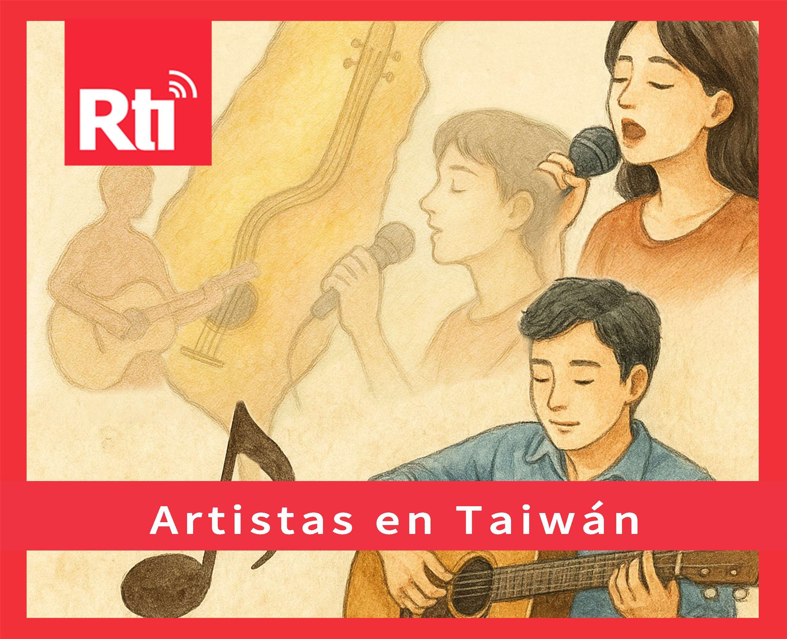 Artistas en Taiwan.
