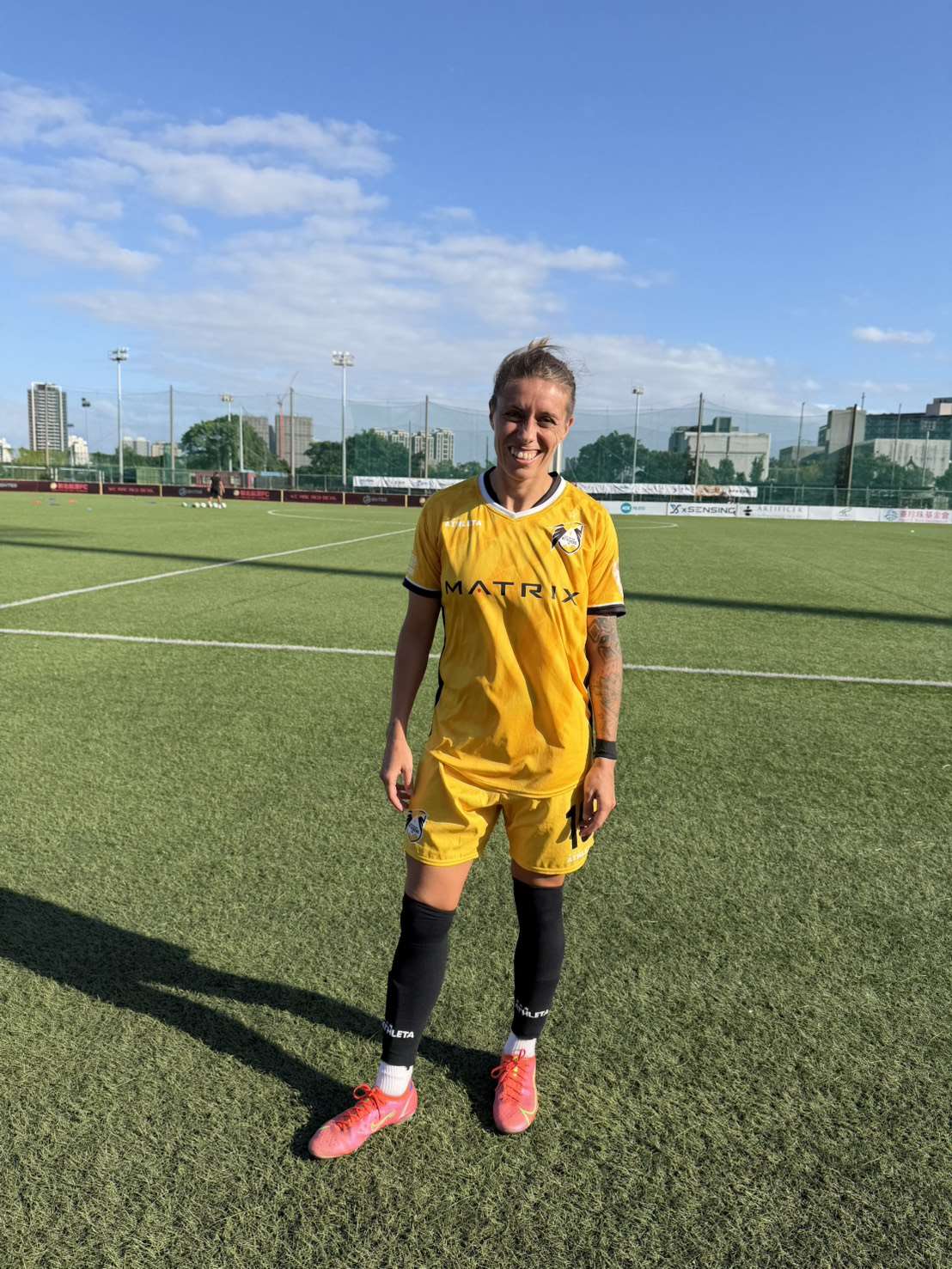 Daiana Alaniz en Taiwán. (Foto: Rti) 