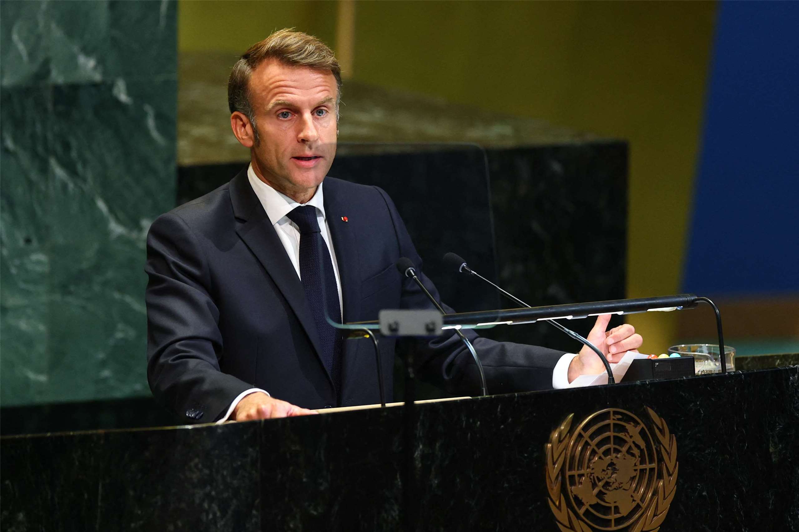 Emanuel Macron, presidente de la República Francesa (Foto: AFP)