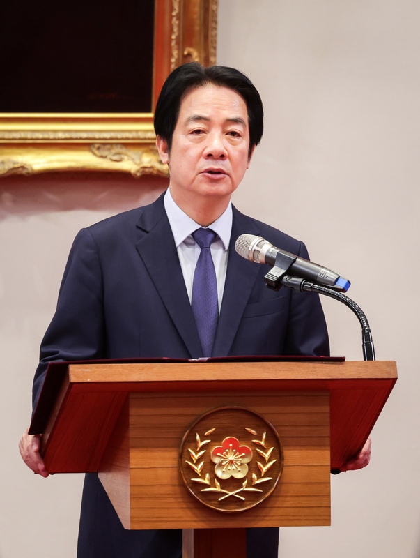 Lai Ching-te, presidente de la República de China (Foto: CNA)