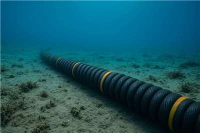 Cable submarino (Imagen generada por IA)