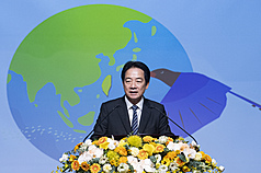 Lai Ching-te participó el pasado día 6 en la ceremonia por el Día Mundial de los Derechos Humanos de 2025 (Foto: CNA)