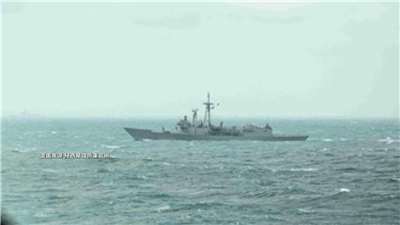 Fragata neozelandesa Aotearoa en el estrecho de Taiwán (Foto: captura de vídeo)