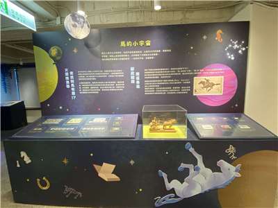 Exposición por los sellos del Año del Caballo de Chunghwa Post en el Museo Postal de Taiwán (Foto: Rti)