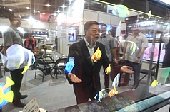 El primer ministro Cho Jung-tai en la Feria de Electrodomésticos, Aire Acondicionado, Informática y Electrónica de Taipéi 2025 (Foto: CNA)