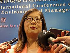 Kuan Bi-ling, presidenta del Consejo de Asuntos Oceánicos (Foto: CNA)