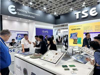 Un stand de la SEMICON 2025 en Taipéi (Foto: Rti)