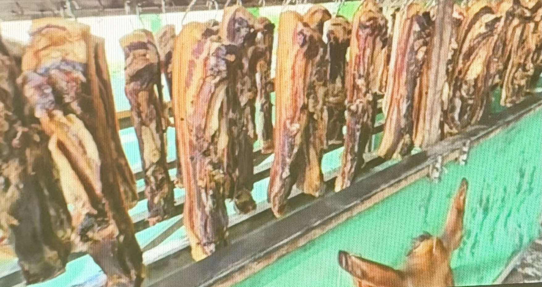 Las carnes que se venden es esta época del año. (Foto: CTS)