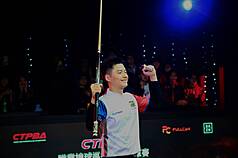  Ko Pin-yi (柯秉逸) es el campeón del circuito profesional de la Asociación de Billar de Taiwán. En el juego final, el taiwanés se impuso por 13-12 ante el filipino Albert James Manas. (FOTO: CTPBA)