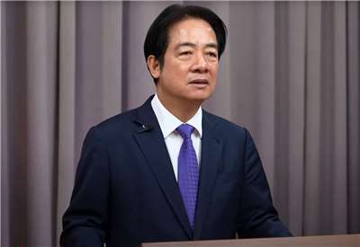 Lai Ching-te se dirige en un mensaje grabado a los participantes del Foro Japón-Taiwán sobre Prevención de Desastres (Foto: Oficina Presidencial)