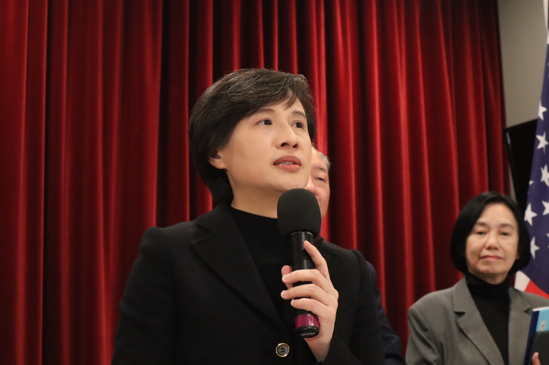 Cheng Li-chun, vice primera ministra, ha liderado el equipo que negoció el ART con EEUU (Foto: CNA)