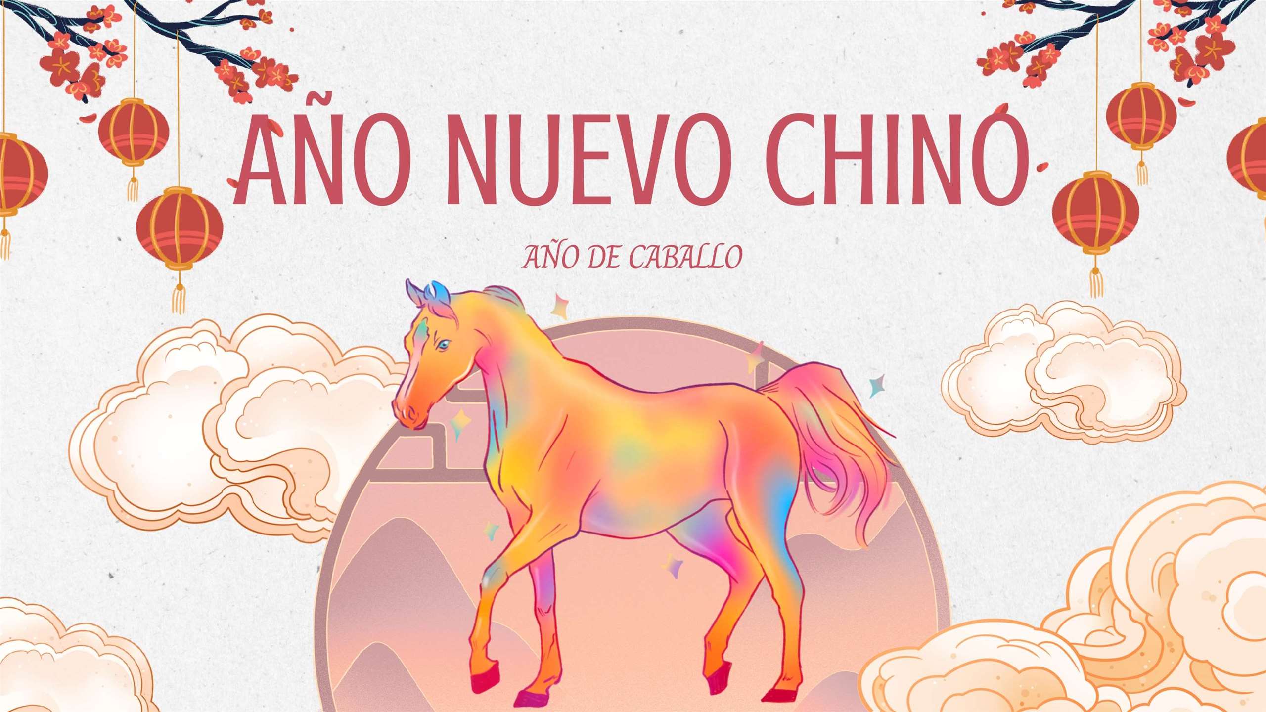 Chino Mandarin Basico - Año Nuevo Chino - Año de Caballo (Portada)