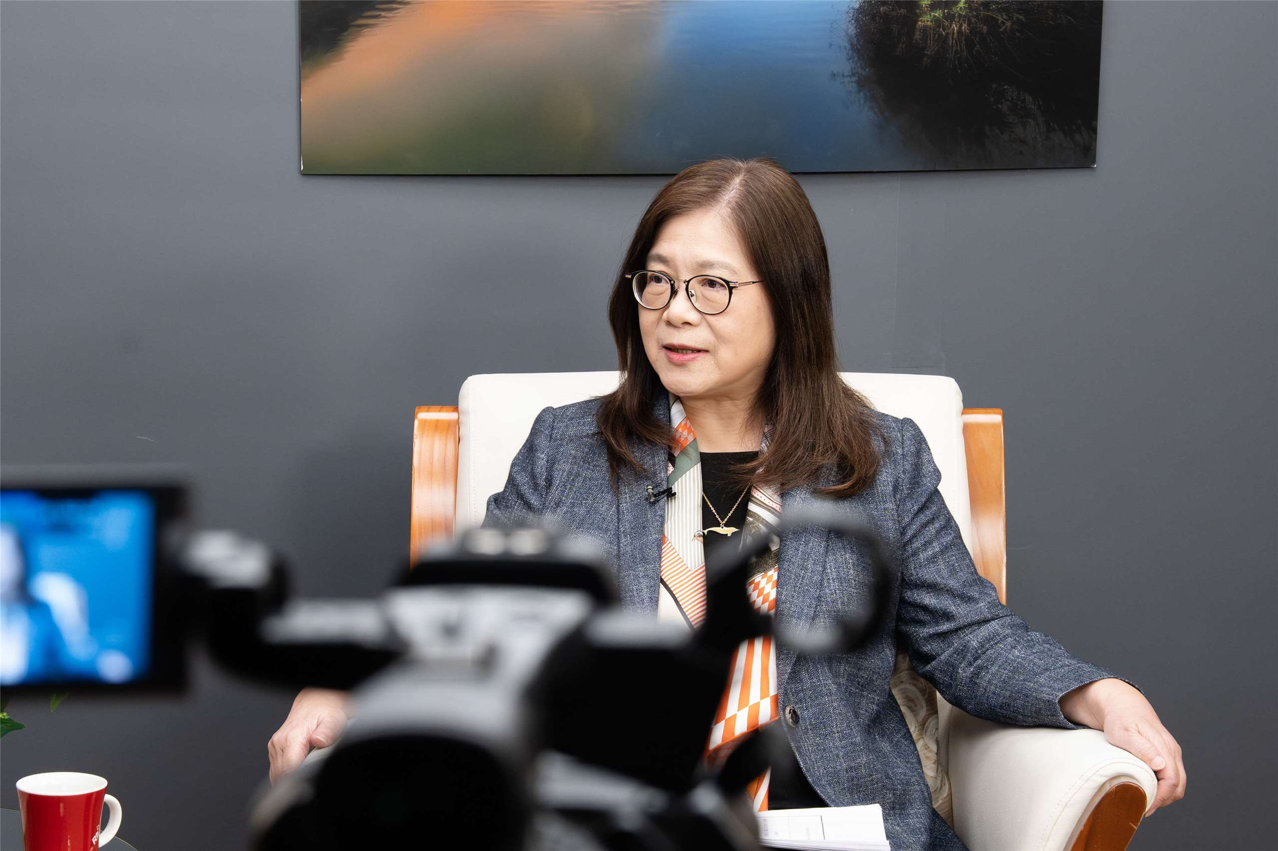 La directora del Consejo de Asuntos Oceánicos (OAC, siglas en inglés), Kuan Bi-ling. (Foto: Rti)