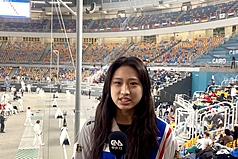 La esgrimista taiwanesa Ariel Lin (林雨潔) obtuvo el primer lugar en la cuarta etapa de la Copa Mundial de Esgrima, celebrada en El Cairo. Con este resultado, Lin escaló posiciones hasta el primer lugar del ranking mundial en la categoría cadete femenina con el arma de épée. (Foto: CNA)