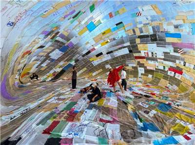 Un arte que se funde con la ecología. (Foto: Rti)