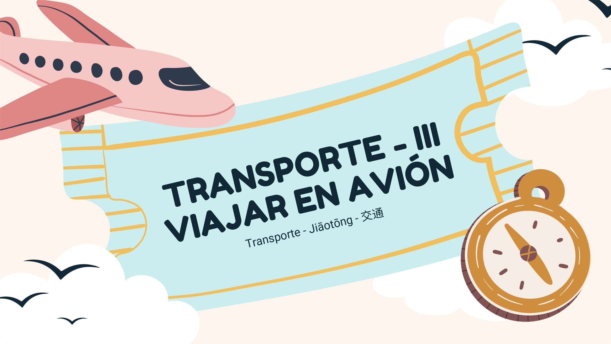 Viajar en Avión - Portada