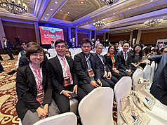 Participación taiwanesa en el foro internacional Raisina Dialogue celebrado en Nueva Delhi (Foto: CNA)