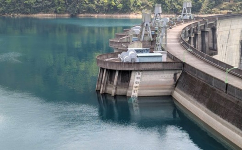 Embalse de Feitsui, en el término municipal de Taipéi (Foto: CNA)