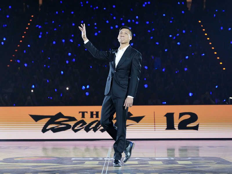 El basquebolista taiwanés Lin Chih-chieh (林志傑) se retira de la arena competitiva tras 23 años de carrera profesional. (Foto: CNA)
