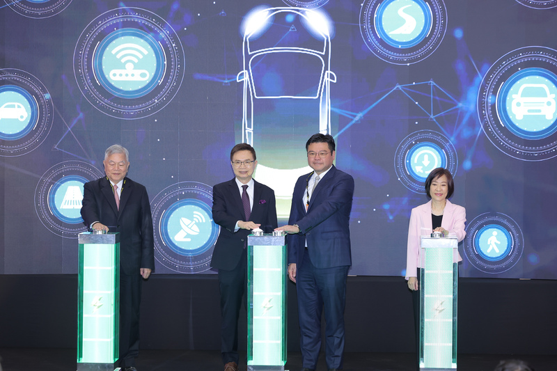 Inauguración del 360° MOBILITY Mega Shows en Taipéi (Foto: CNA)