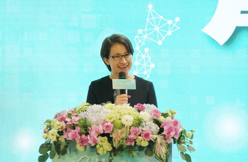 Hsiao Bi-khim en AI IMPACT (Foto: CNA)