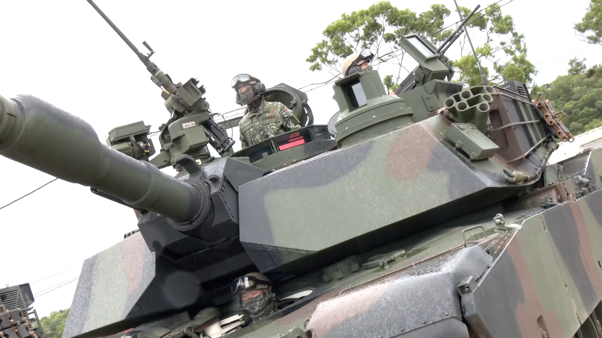 Tanque Abrams M1A2T del Ejército Nacional (Foto: captura de vídeo)