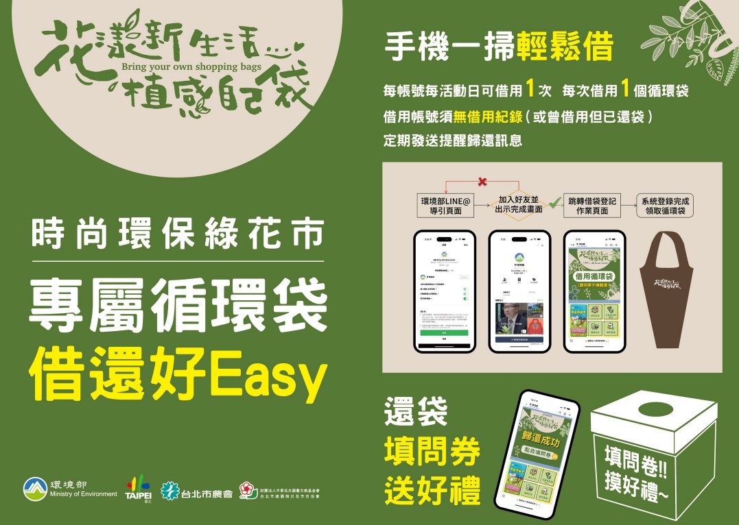 En el Mercado de Flores de Jianguo, la ecología fusiona la conciencia ambiental con la comodidad tecnológica y el transporte público. (Foto: FDA)