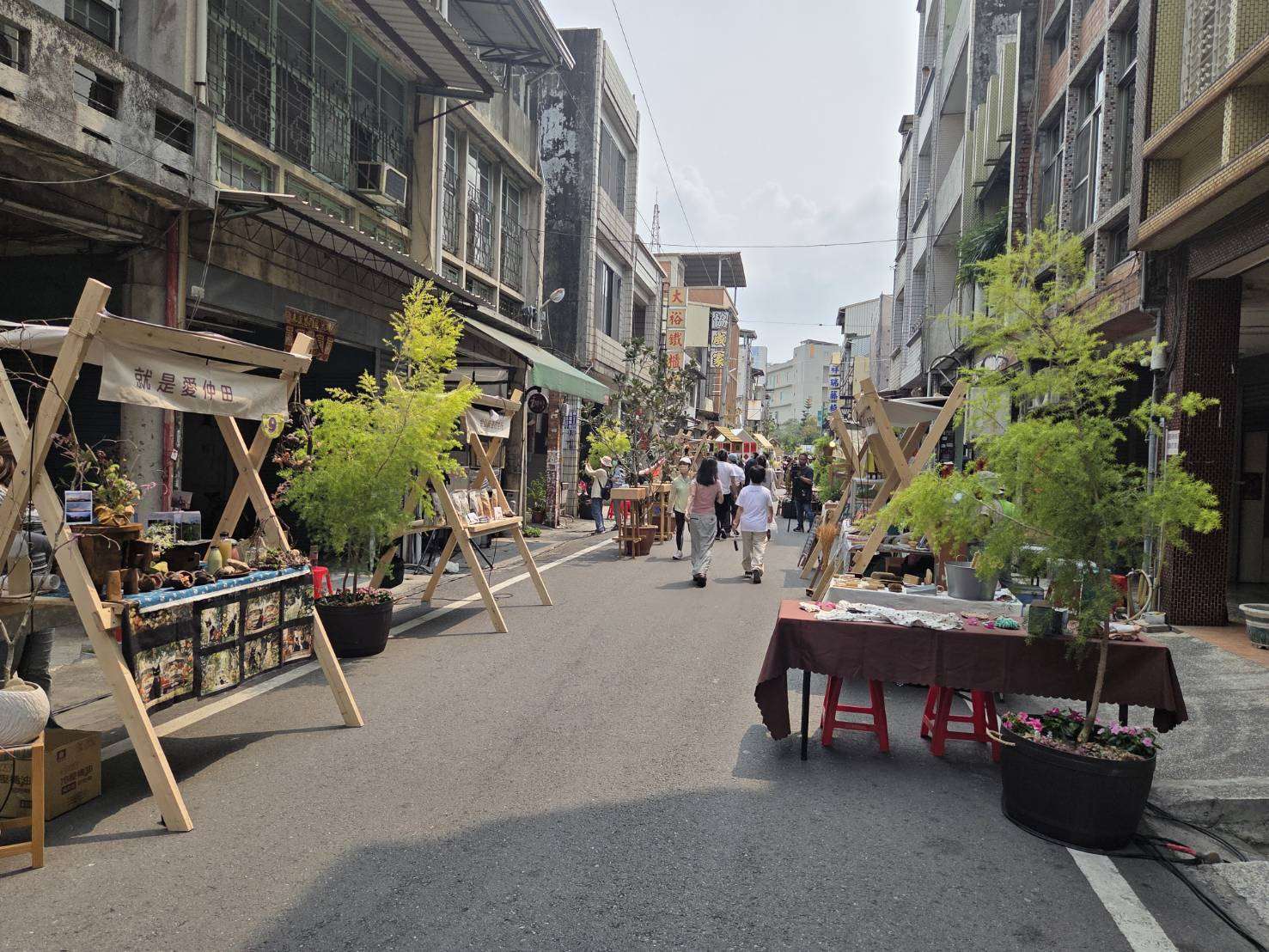 La renovación de calles antiguas a través de la vegetación. (Foto: Rti)