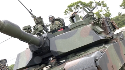 Tanque Abrams M1A2T del Ejército Nacional (Foto: captura de vídeo)