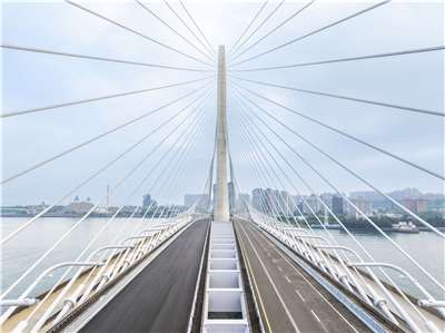 El puente Tamkang promete no sólo embellecer la zona sino atraer prosperidad. (Foto: Carreteras)