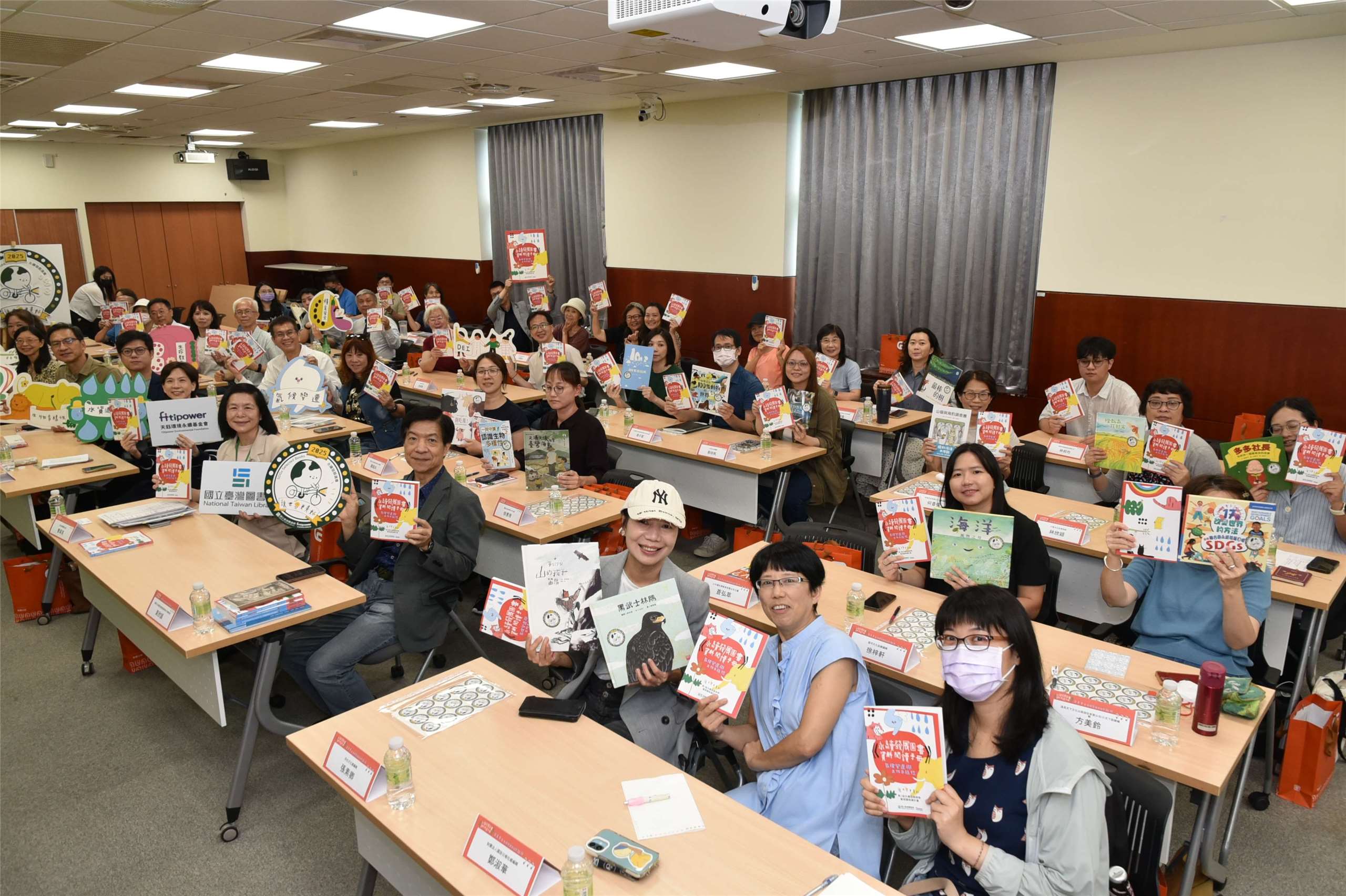 Se eligieron finalmente 120 libros excelentes, destinados a un público de 0 a 15 años. (Foto: Biblioteca Nacional de Taiwán)