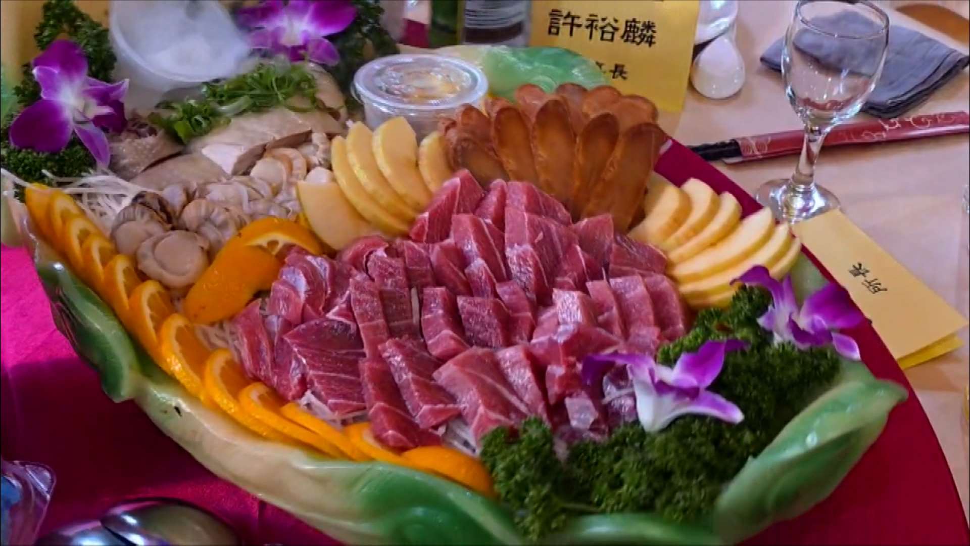 El atún aleta azul para sashimi (Foto: captura de vídeo)