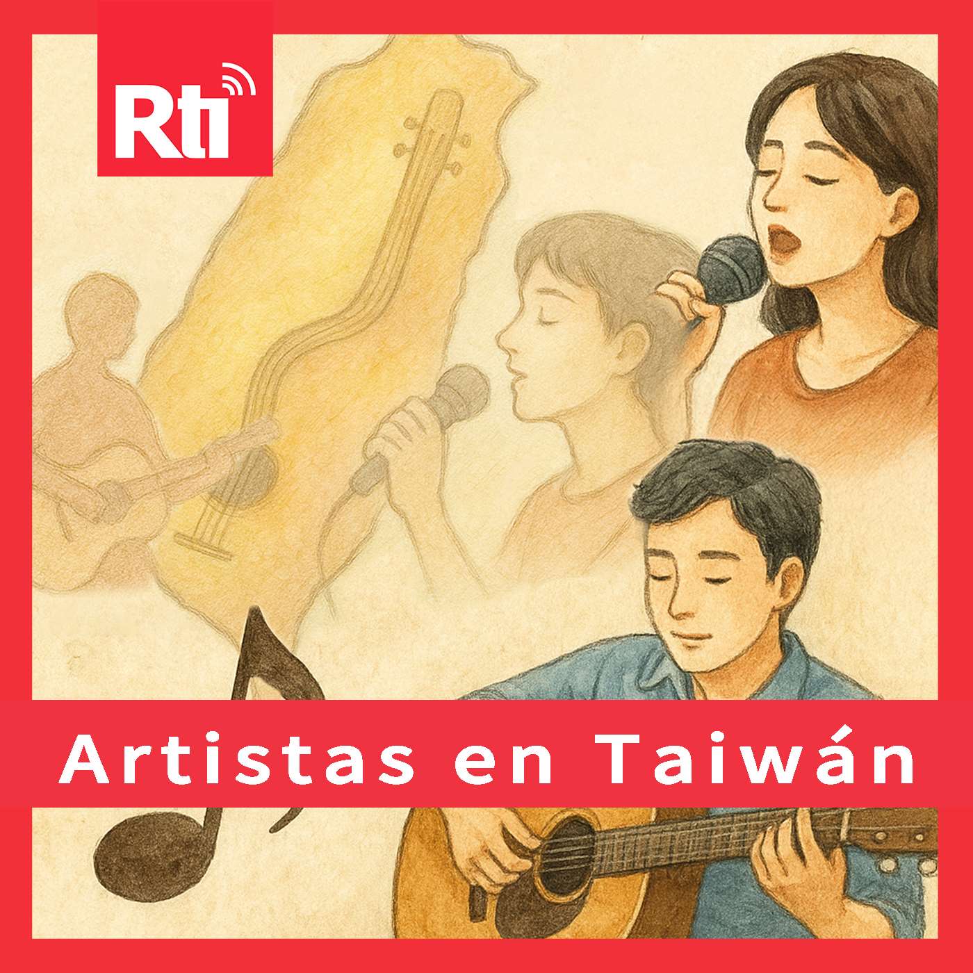 Artistas en Taiwán.