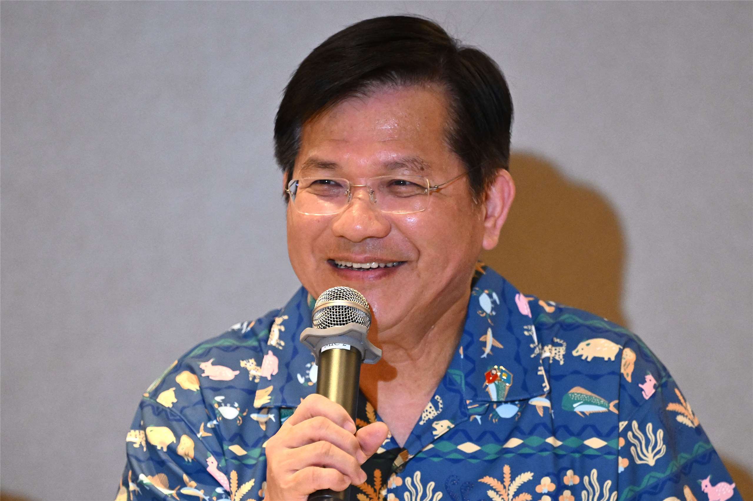 Lin Chia-lung, ministro de Exteriores taiwanés, en Palaos (Foto: AFP)