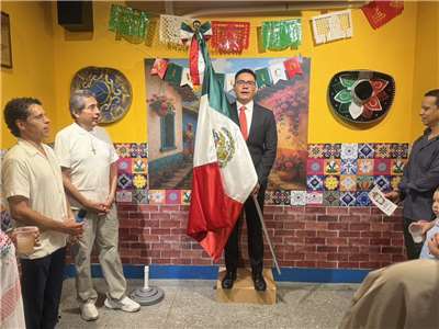 El pasado día 15 se celebró el Ducentécimo  Décimo Sexto Aniversario de la Independencia de México en Taipéi. (Foto: Rti)