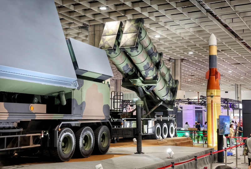 Le missile Tian Kung IV développé par Taïwan (Photo CNA)