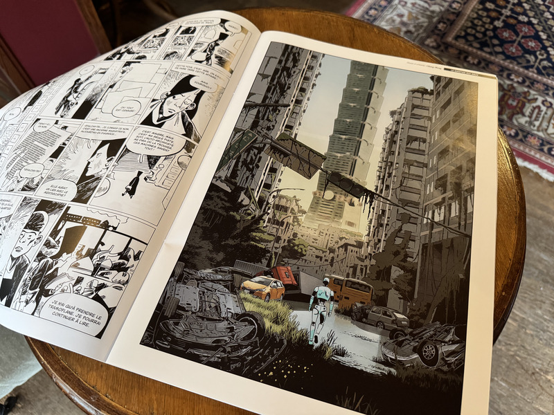 L'auteur taïwanais Chang Sheng est publié dans la revue belge CARTOGRAFIK (photo CNA)