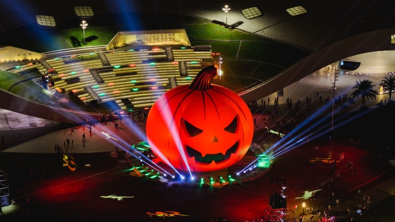 La ville de Kaohsiung se met aux couleurs d'Halloween (photo CNA)