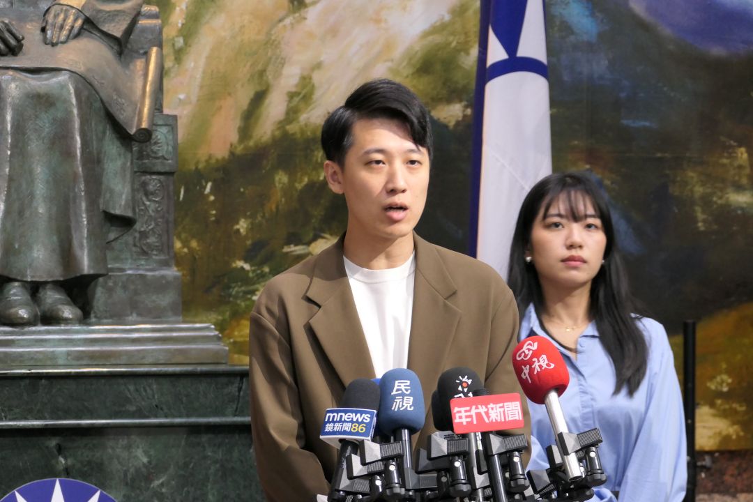 Le porte-parole du Kuomintang (KMT) Teng Kai-hsun (鄧凱勛) (archive Rti)