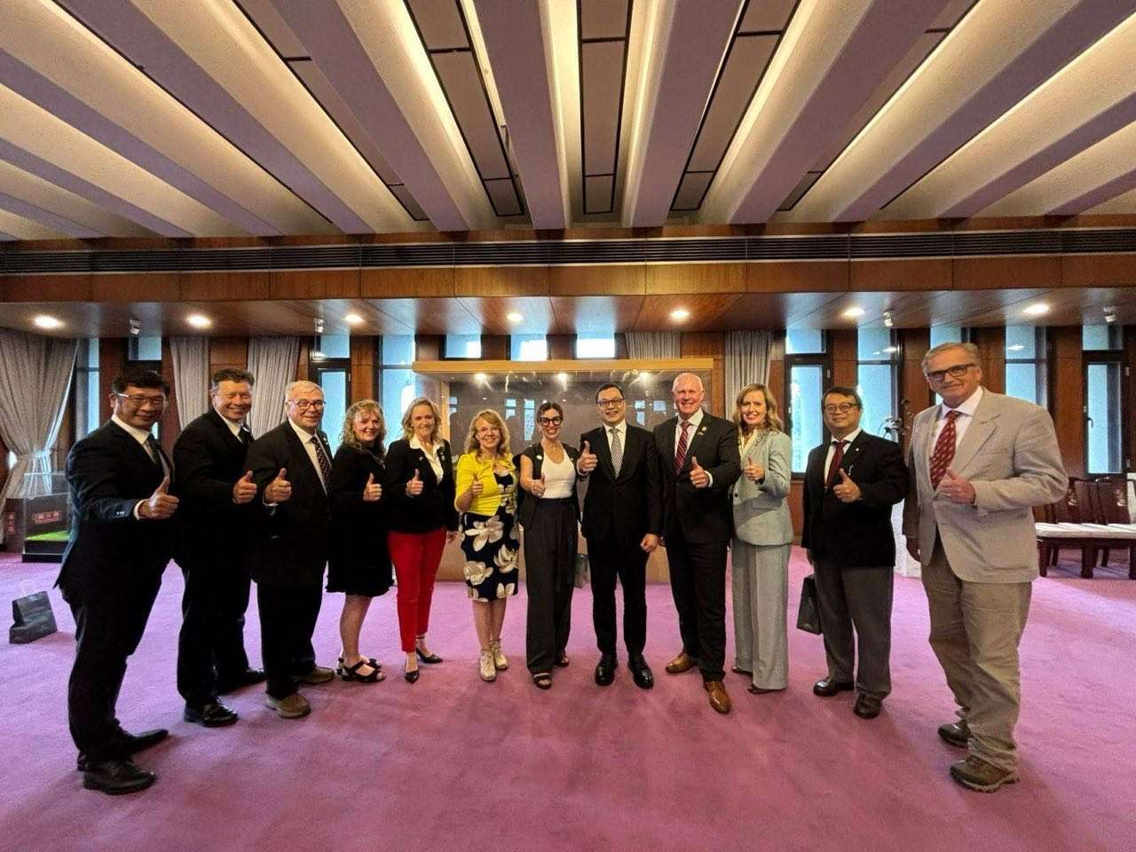 Une délégation parlementaire du Midwest américain en visite à Taïwan (Image : MOFA)