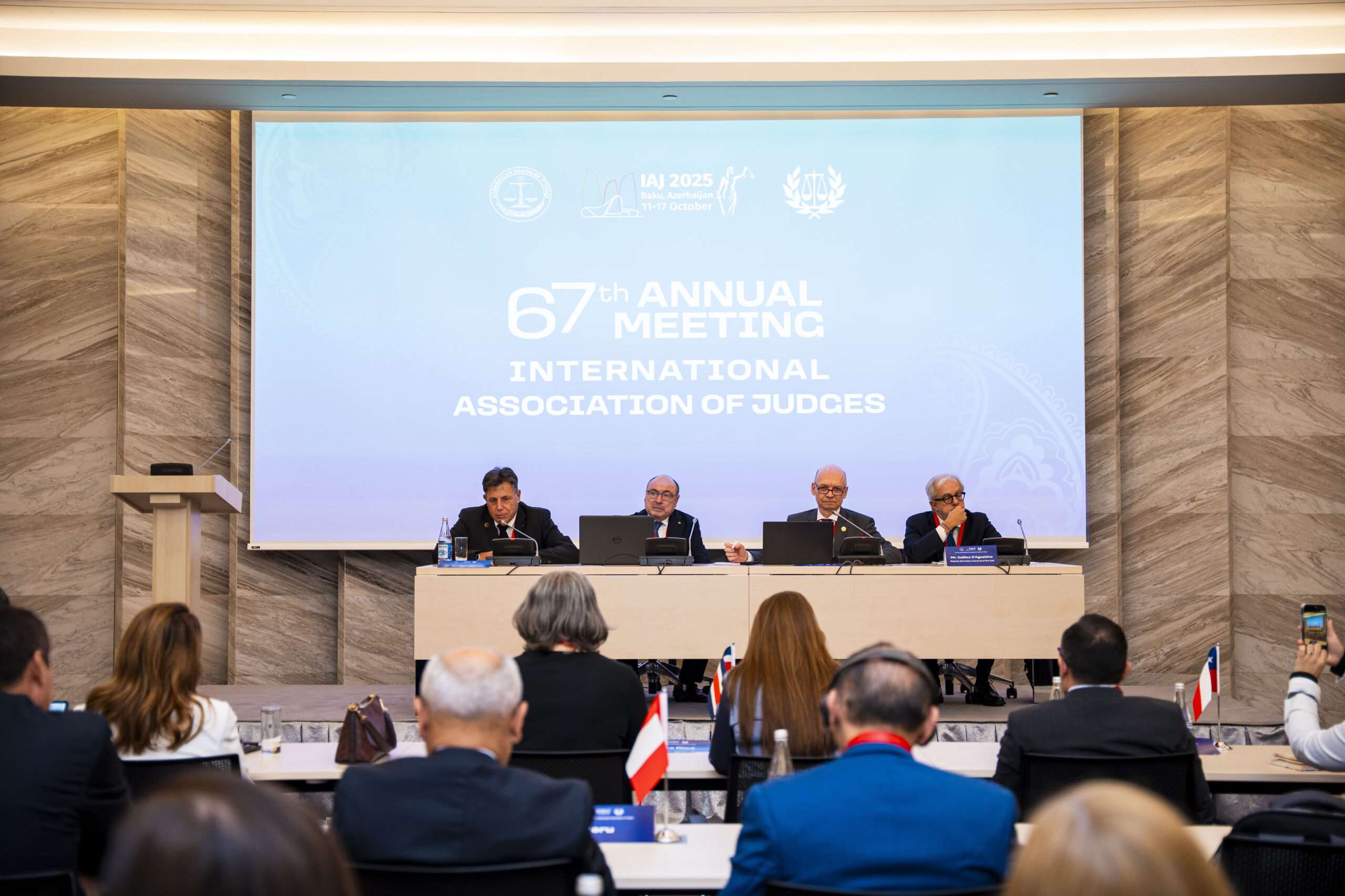 67e assemblée annuelle de l’Association internationale des juges (IAJ) (Photo Site Web de l'Association internationale des juges)