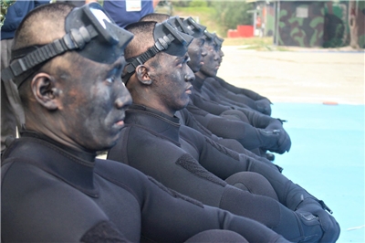 Hommes-grenouilles de l'Armée de Terre taïwanaise (photo: Rti)