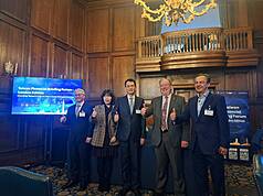 Taïwan a organisé son 1er forum international du monde de la finance taïwanaise à Londres (photo CNA)
