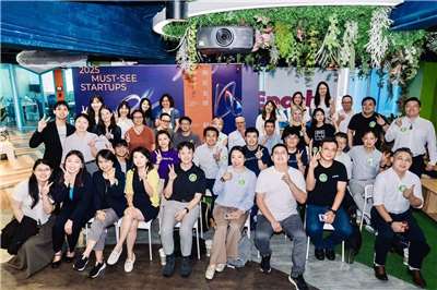 Les partipants au demoday 2025 de Garage + (photo Meet Global)