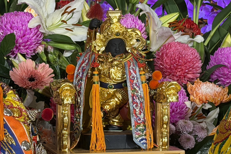 La statuette du Maréchal Chung-tan du temple Fu-An à Tainan (photo, CNA)