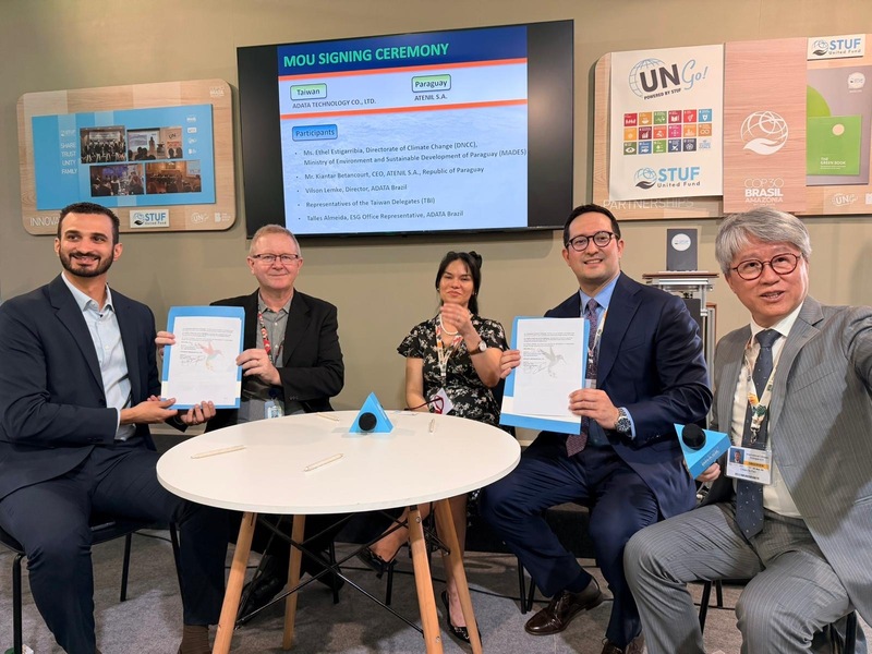 A-DATA  signe un protocole d’entente avec l'entreprise paraguayenne Atenil S.A. (photo CNA)