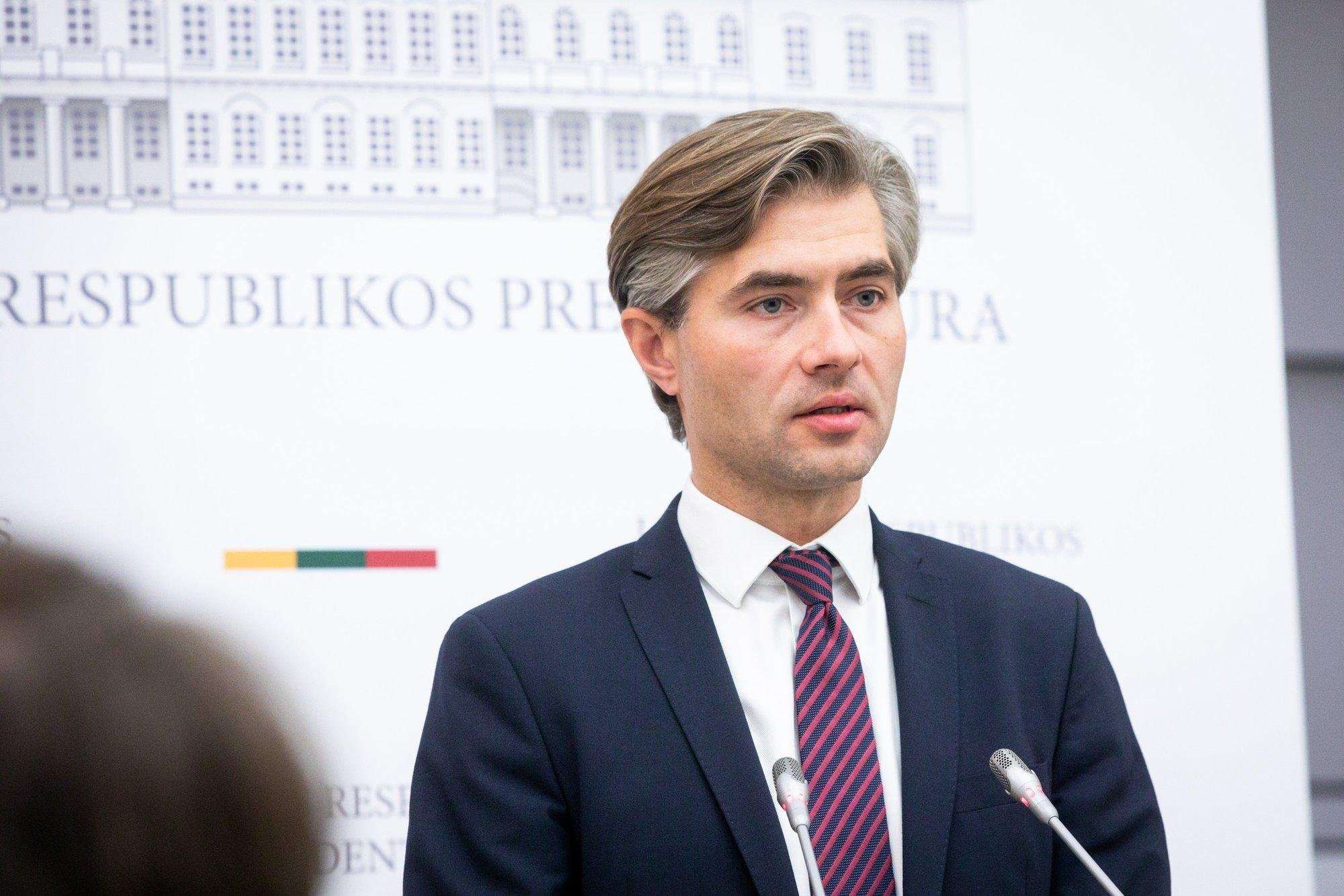 Le ministre lituanien des Affaires étrangères Kestutis Budrys (photo : X/Twitter)