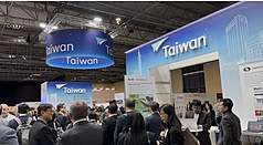 Pavillon taïwanais à la Rebuild Ukraine Exhibition (Photo CNA)